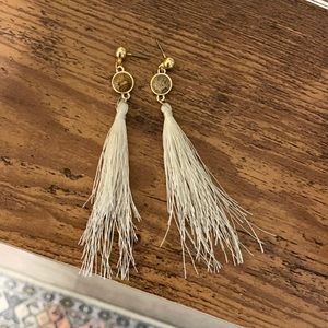 Uncommon James feather earrings